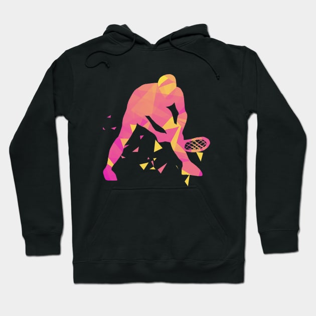 Tennis Player Hoodie by docferds